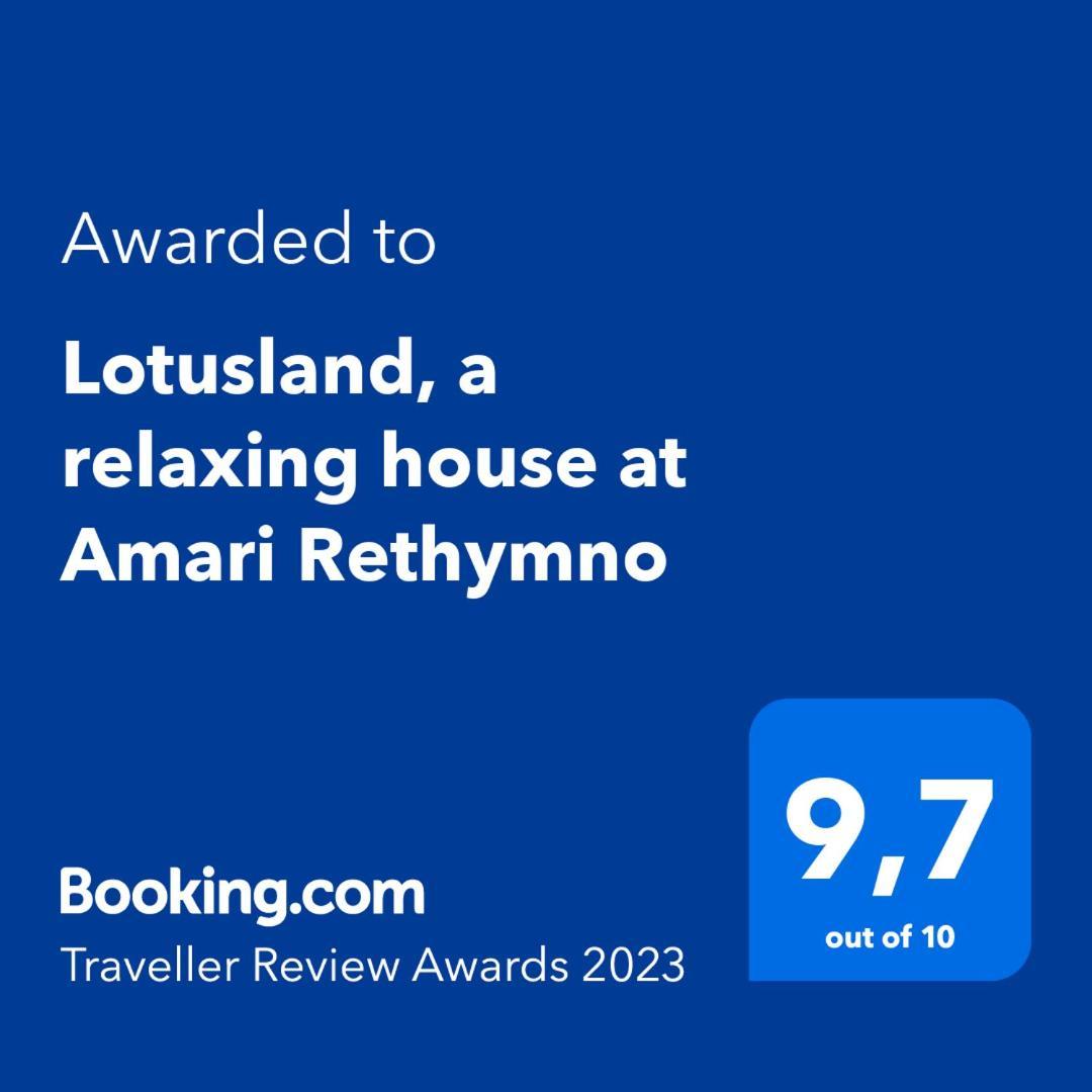Lotusland, A Relaxing House At Amari Rethymno Villa Agia Fotini  Екстериор снимка