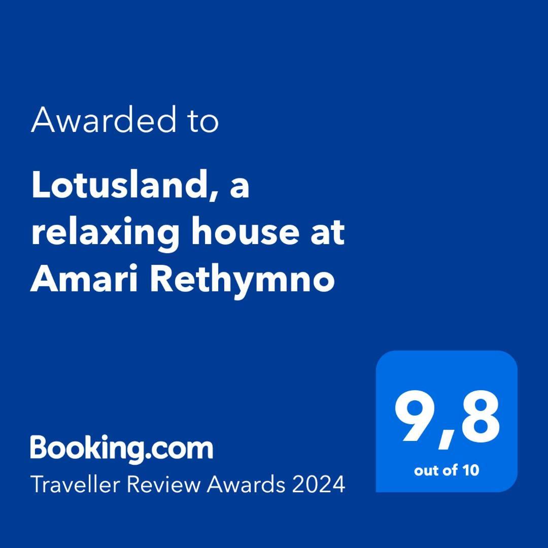 Lotusland, A Relaxing House At Amari Rethymno Villa Agia Fotini  Екстериор снимка